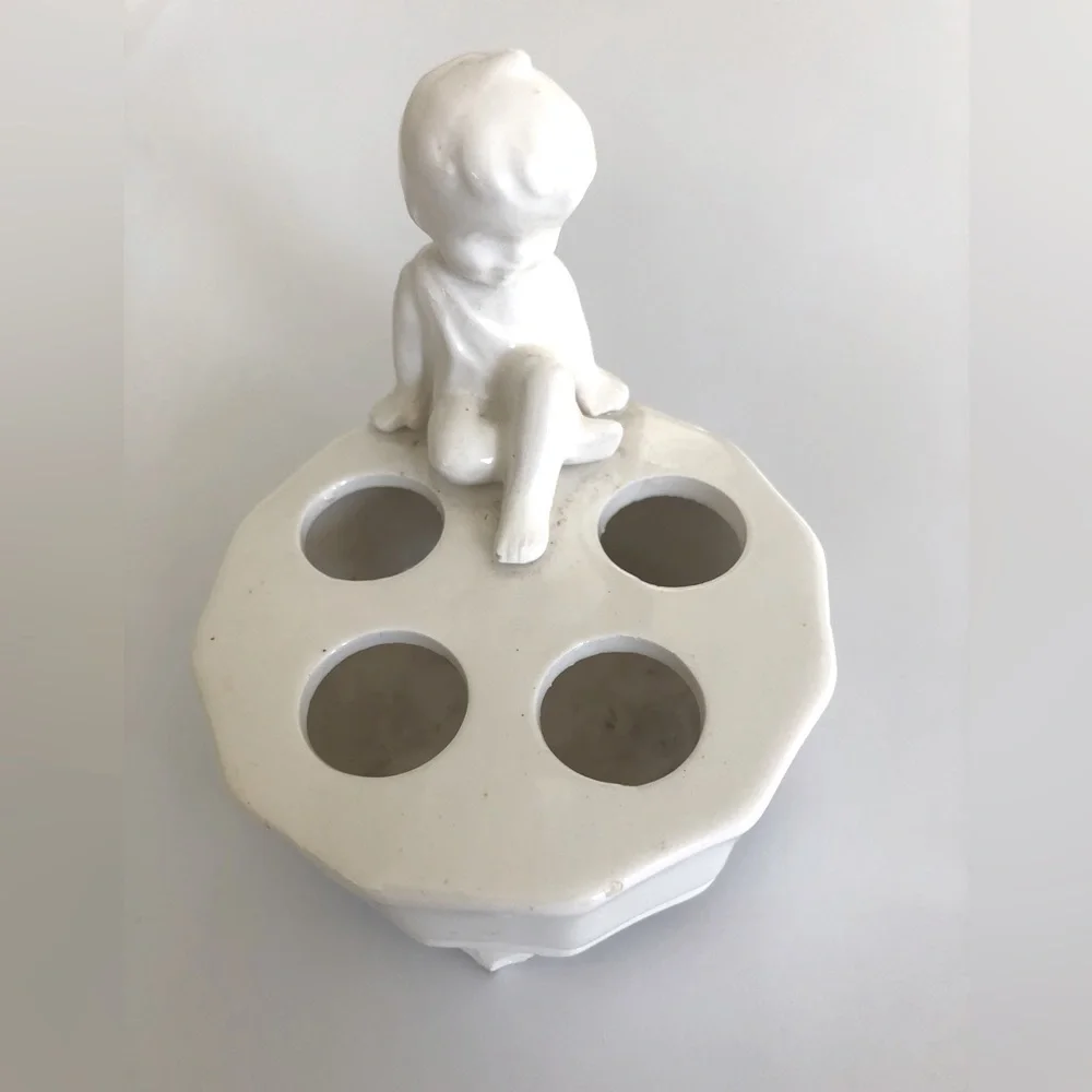 Vintage Little Child Toothbrush Holder